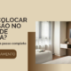 como colocar televisão no painel de madeira